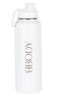 BBody Accessoire Stainless Steel Bottle XL Wit 1St BBody Accessoire Stainless Steel Bottle XL Wit 1St