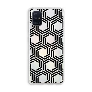 Geometrisch patroon: Galaxy A51 4G Transparant Hoesje
