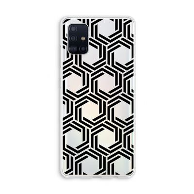 Geometrisch patroon: Galaxy A51 4G Transparant Hoesje