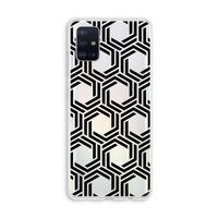 Geometrisch patroon: Galaxy A51 4G Transparant Hoesje