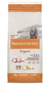 Natures variety Original adult medium / maxi turkey no grain