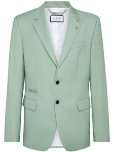 Philipp Plein blazer Gigolò Fit en laine vierge - Vert