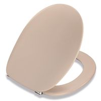 Pressalit 2000 closetzitting met RVS univerticalscharnier UN3 beige 124013-un3999