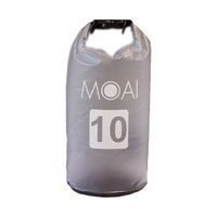 Moai Waterdichte Tas 10 Liter - Grijs