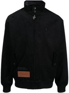 AAPE BY *A BATHING APE® veste bomber en coton à patch logo - Noir