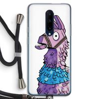 Lama: OnePlus 7 Pro Transparant Hoesje met koord