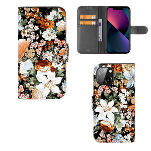 Hoesje voor iPhone 13 Mini Dark Flowers