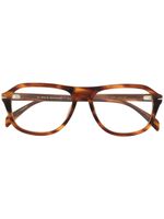 Eyewear by David Beckham lunettes de soleil à effet écaille de tortue - Marron