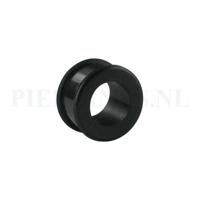 Tunnel siliconen zwart 19 mm 19 mm