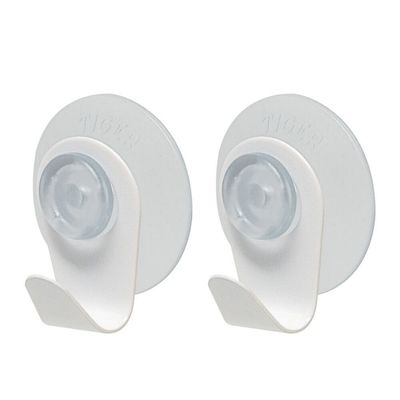 Handdoekhaak Tiger Simply Zuignap 2 Stuks Wit