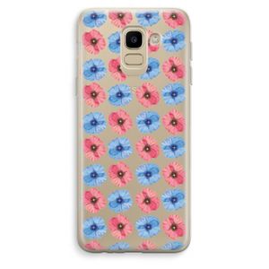 Klaproosjes: Samsung Galaxy J6 (2018) Transparant Hoesje