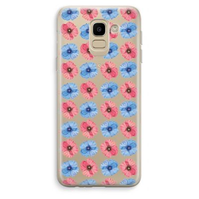 Klaproosjes: Samsung Galaxy J6 (2018) Transparant Hoesje