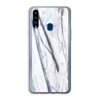 Gestreepte marmer: Samsung Galaxy A20s Transparant Hoesje