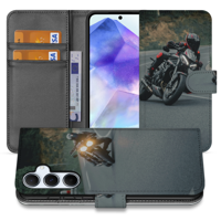 Book Case Hoesje Maken voor de Samsung Galaxy A55 | Eigen telefoonhoesje ontwerpen | Op maat gemaakt