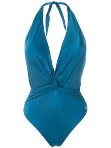 Brigitte maillot de bain à dos nu - Bleu