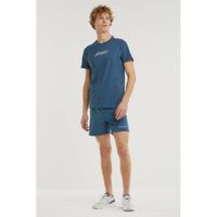 JACK & JONES ORIGINALS T-shirt + sweatshort donkerblauw - thumbnail