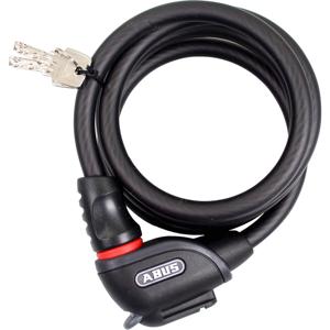 Abus spiraal kabelslot phantom 8950/180 zwart - 180cm