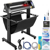 VEVOR Vinylsnijder Vinyl Cutter Vinyl Snijplotter Snijplotter Machine 870mm Led Gidslicht Signcut Software