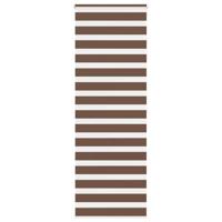 VidaXL Zebra rolgordijn 70x200 cm stofbreedte 65,9 cm polyester bruin