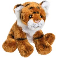 Pluche Tijger knuffeldier van 13 cm   -