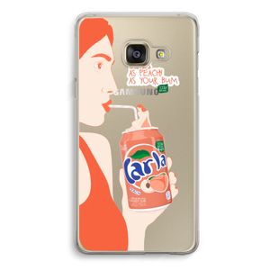 Peach please!: Samsung A3 (2017) Transparant Hoesje