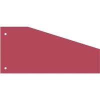 Kangaro trapezium verdeelstroken, pak van 100 stuks, rood