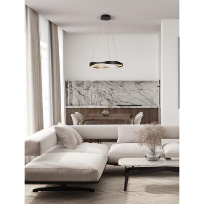 Lyora Design hanglampDobi Ø 60cm zwart met goud - 9030642