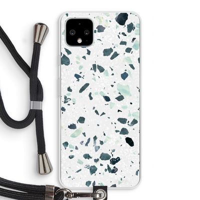 Terrazzo N°2: Pixel 4 XL Transparant Hoesje met koord