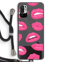 Bite my lip: Xiaomi Redmi Note 10 5G Transparant Hoesje met koord