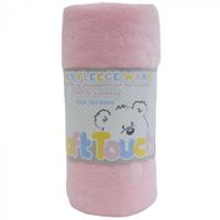 Soft Touch fleece deken meisjes 75 x 100 cm polyester - thumbnail
