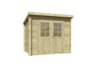 Blokhut Indi 230x175 Olijfgroen Geimpregneerd - Outdoor life