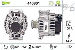 Valeo Alternator/Dynamo 440801