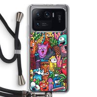 Vexx Mixtape: Xiaomi Mi 11 Ultra Transparant Hoesje met koord