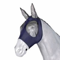 Pagony Easy Fit vliegenmasker blauw maat:pony - thumbnail