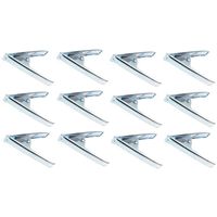 12x Zeilklem/zeilclip van metaal 15 cm