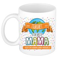 Naam mok mama Margriet - wit - de beste - keramiek - 300 ml - Moederdag/verjaardag