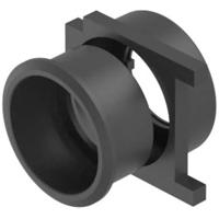 eao 61-9932.10 Inbouwmodule drukknop zwart D25 plastic Fitting 1 stuk(s)