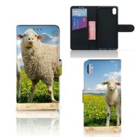 Xiaomi Redmi 7A | Telefoonhoesje | Met pasjeshouder | Schaap en Lammetje