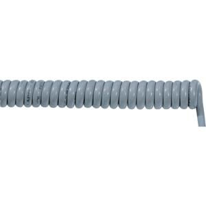 LAPP 73220354 Spiraalkabel UNITRONIC® SPIRAL LiF2Y11Y 500 mm / 2000 mm 4 x 0.25 mm² Grijs 5 stuk(s)