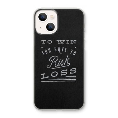Risk loss: iPhone 13 mini Transparant Hoesje