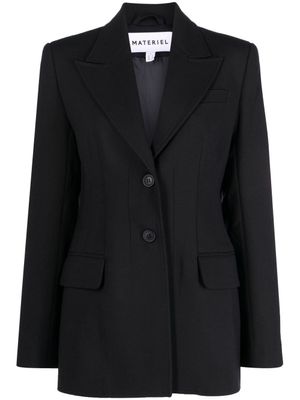 Materiel blazer Corset à simple boutonnage - Noir