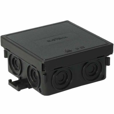 Attema kabeldoos AT2626 zwart IP555 75x75x37mm 11 invoerenv nieuw AX3