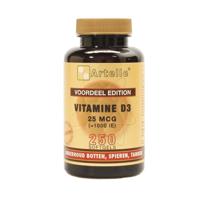 Artelle Vitamine D3 25mcg 250Capsules