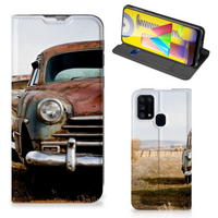 Samsung Galaxy M31 Stand Case Vintage Auto - thumbnail