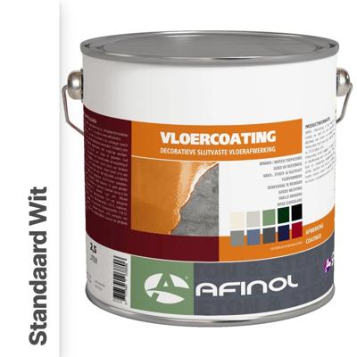 Afinol Vloercoating Standaard Wit (Witste kleur) 2,5 liter