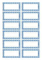 HERMA 3742 etiket Rechthoek Permanent Blauw, Wit 48 stuk(s) - thumbnail