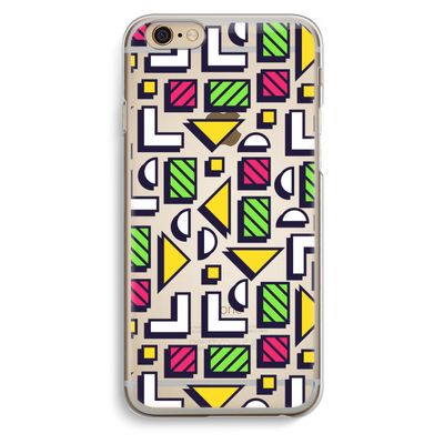 8-bit N°4: iPhone 6 / 6S Transparant Hoesje