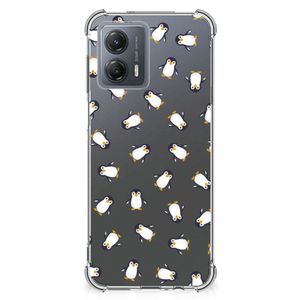 Doorzichtige Silicone Hoesje voor Motorola Moto G53 Pinguïn