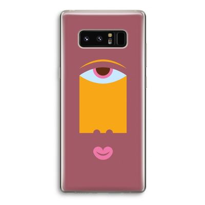 Mono V: Samsung Galaxy Note 8 Transparant Hoesje