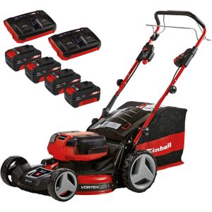 Einhell Accu Grasmaaier GP-CM 36/47 S HW Li grasmaaier 4x 4.0Ah PXC Accu's en 2x DUO-lader inbegrepen